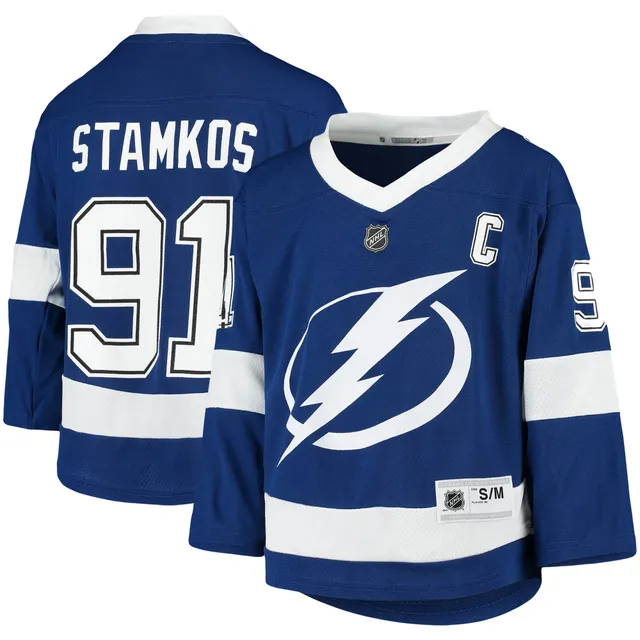 Steven Stamkos Tampa Bay Lightning Autographed White Fanatics Breakaway  Jersey