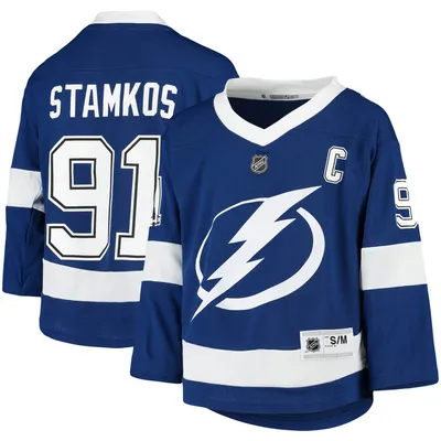 Steven Stamkos Tampa Bay Lightning Youth Captain Player Name & Number T- Shirt - Blue