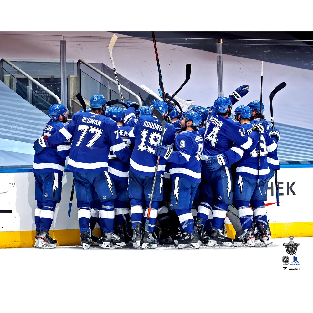 Lids Tampa Bay Lightning Fanatics Authentic Unsigned 2020 Stanley Cup  Playoffs 5-OT Game-Winning Goal Celebration Photograph | The Shops at  Willow Bend