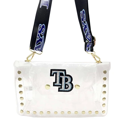 Sac à bandoulière enveloppe cristallin Cuce Tampa Bay Rays