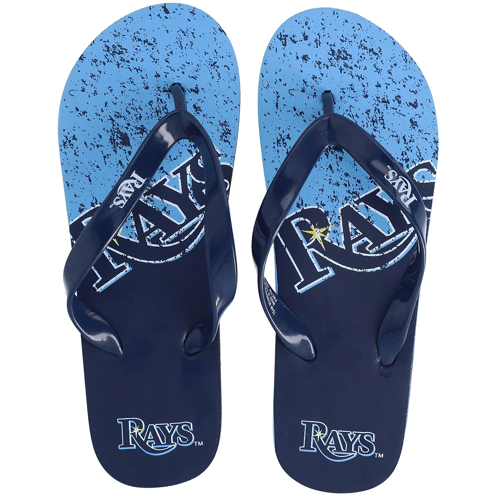 FOCO Tampa Bay Rays Big Logo Flip-Flops