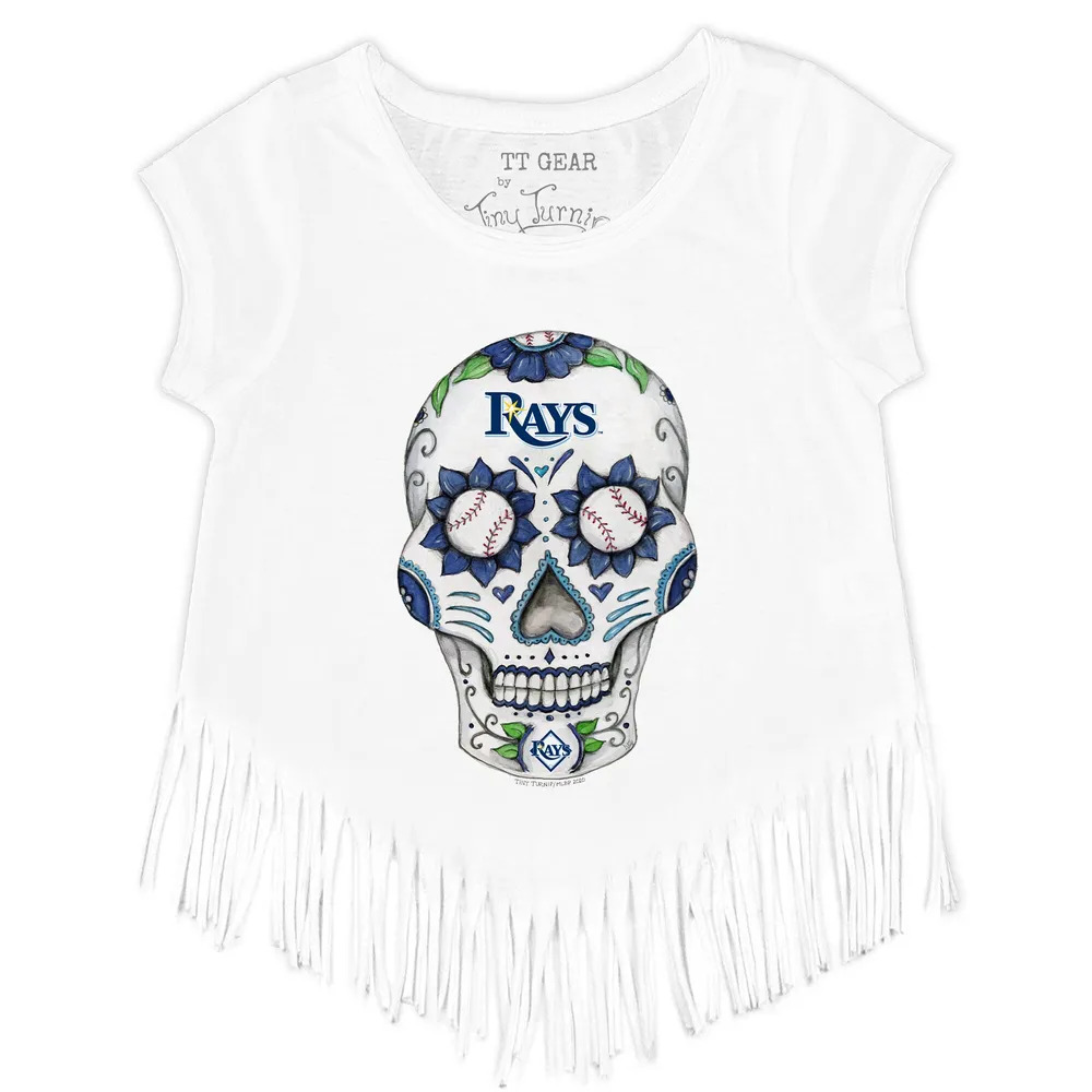 Lids Tampa Bay Rays Tiny Turnip Youth Girl Teddy T-Shirt - White