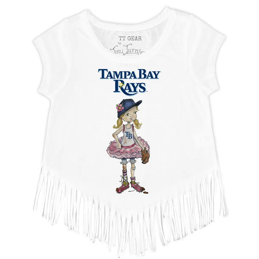 Lids Tampa Bay Rays Tiny Turnip Women's Sundae Helmet T-Shirt