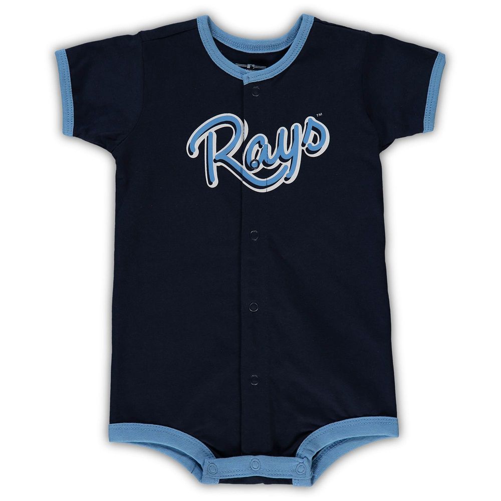 Infant Navy Tampa Bay Rays Power Hitter Romper