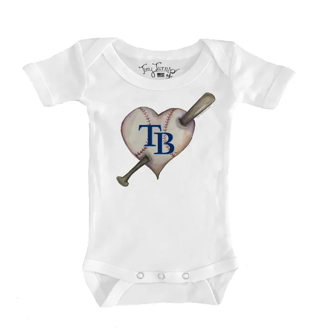 Tampa Bay Rays Tiny Turnip Infant Bronto T-Shirt - White