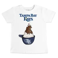 Lids Tampa Bay Rays Tiny Turnip Women's Triple Scoop T-Shirt - White