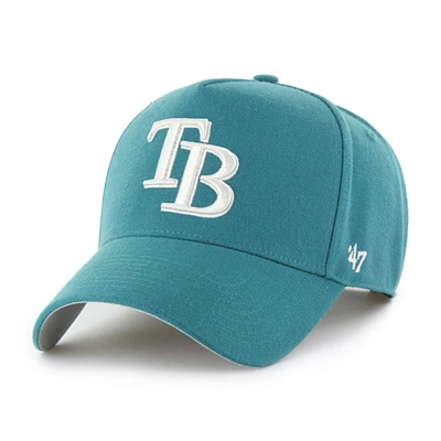 Casquette ajustable pour homme '47 Teal Tampa Bay Rays Ballpark Offside