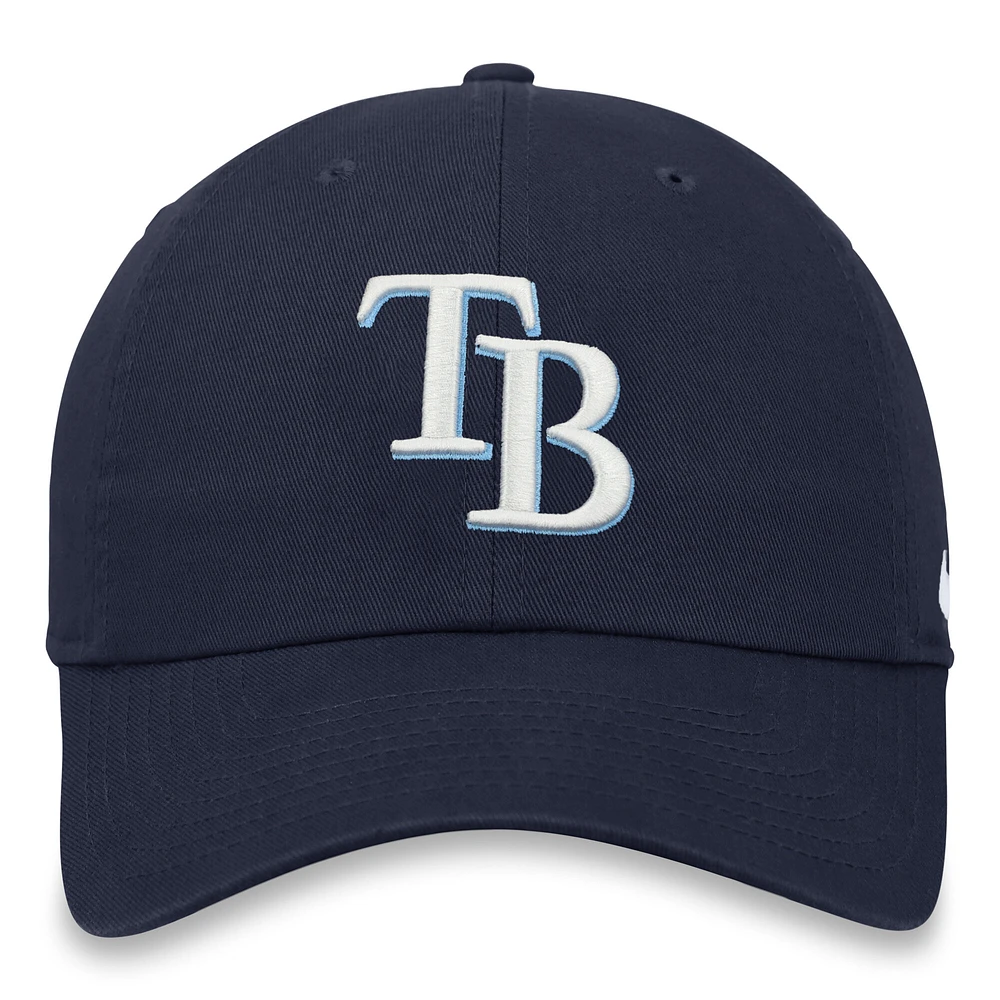 Men's Nike  College Navy Tampa Bay Rays Club Adjustable Hat