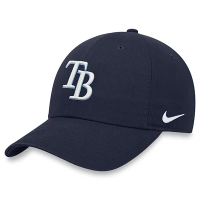 Men's Nike  College Navy Tampa Bay Rays Club Adjustable Hat