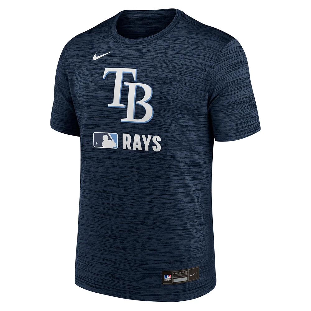 Men's Nike  Navy Tampa Bay Rays Authentic Collection Velocity Performance T-Shirt
