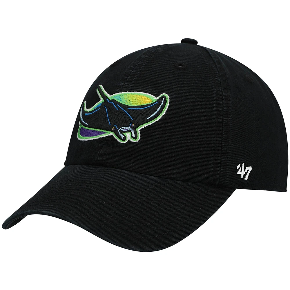 Casquette ajustable Clean Up Collection Cooperstown Logo 2000 des Rays de Tampa Bay '47 pour homme