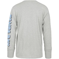 T-shirt à manches longues Fair Ball Franklin pour homme, gris, '47, Tampa Bay Rays
