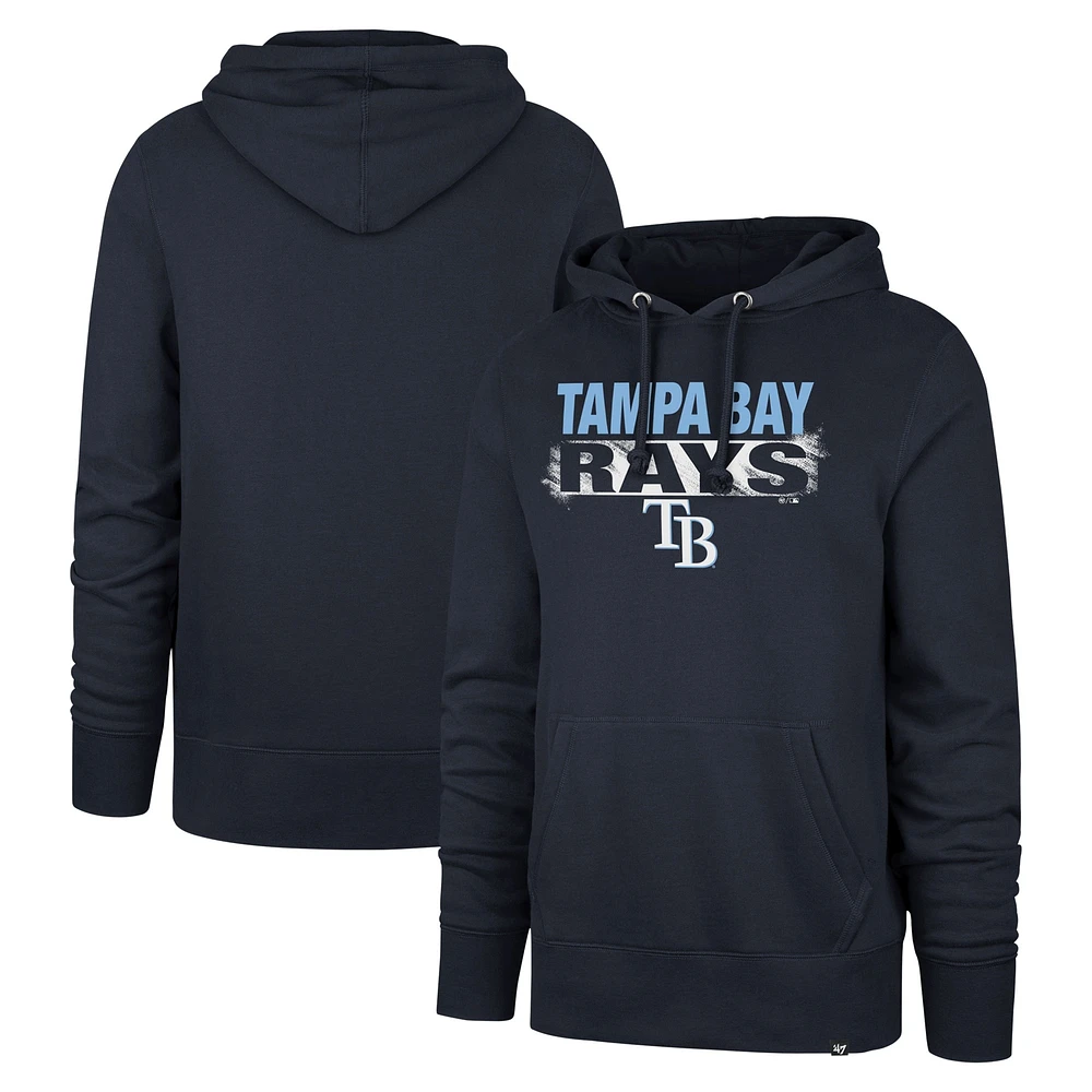 Sweat à capuche '47 bleu marine Tampa Bay Rays Base Slide Headline pour hommes