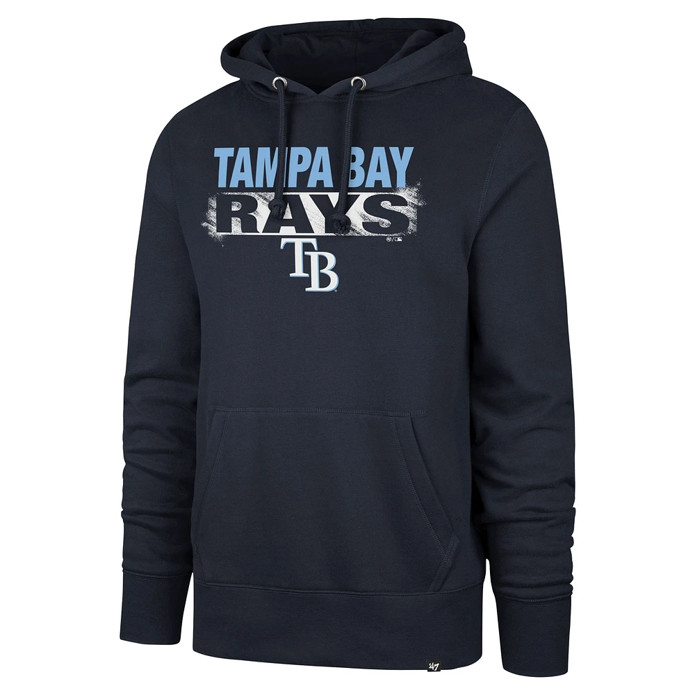 Sweat à capuche '47 bleu marine Tampa Bay Rays Base Slide Headline pour hommes