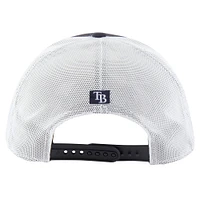 Casquette ajustable Downburst Trucker '47 bleu marine pour homme des Tampa Bay Rays