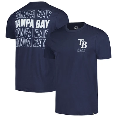 T-shirt '47 bleu marine pour hommes des Rays de Tampa Bay Hang Back Franklin