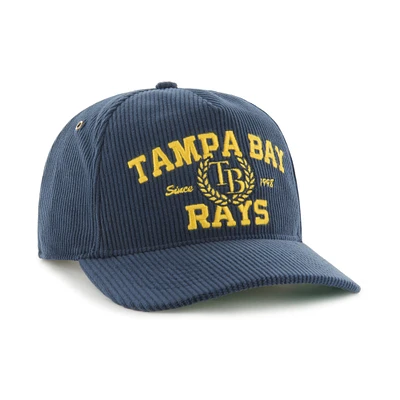 Casquette Snapback en velours côtelé Laurus Hitch bleu marine '47 des Tampa Bay Rays pour homme