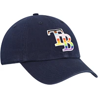 Casquette réglable '47 Navy Rays de Tampa Bay Team Pride Clean Up pour homme