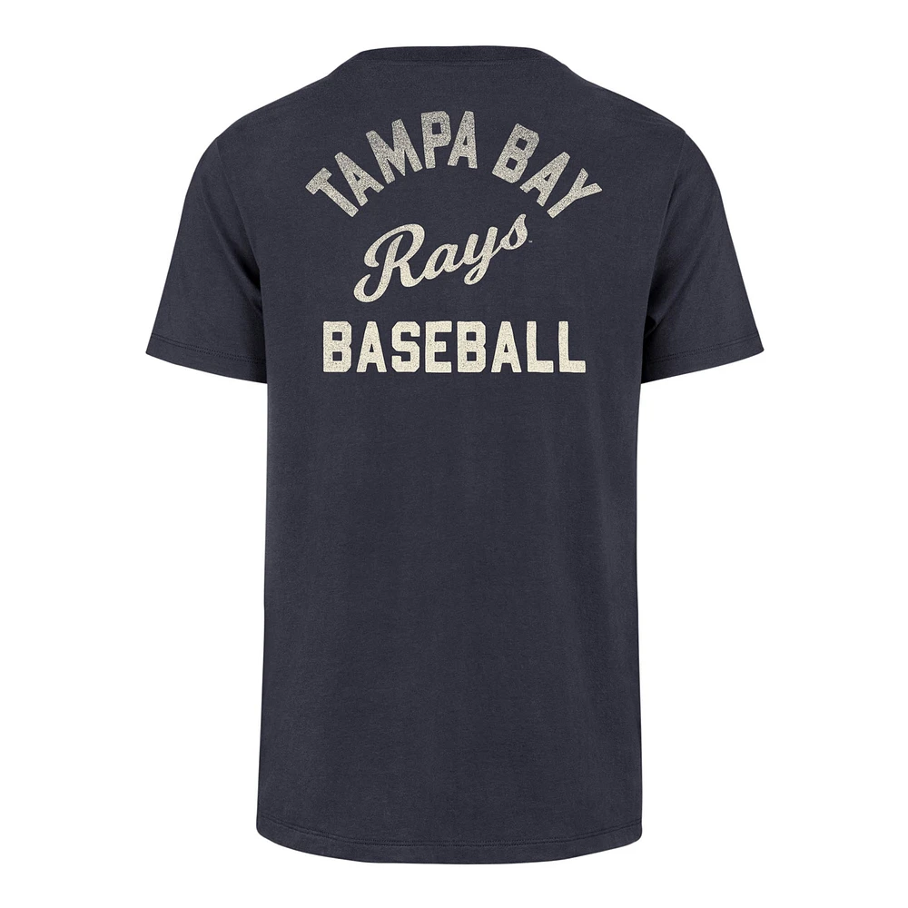 Men's '47  Navy Tampa Bay Rays Turn Back Franklin T-Shirt