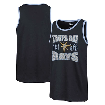 Men's '47 Navy Tampa Bay Rays Upload Franklin Tank Top