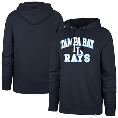 Sweat à capuche bleu marine '47 Tampa Bay Rays Velocity Headline pour homme