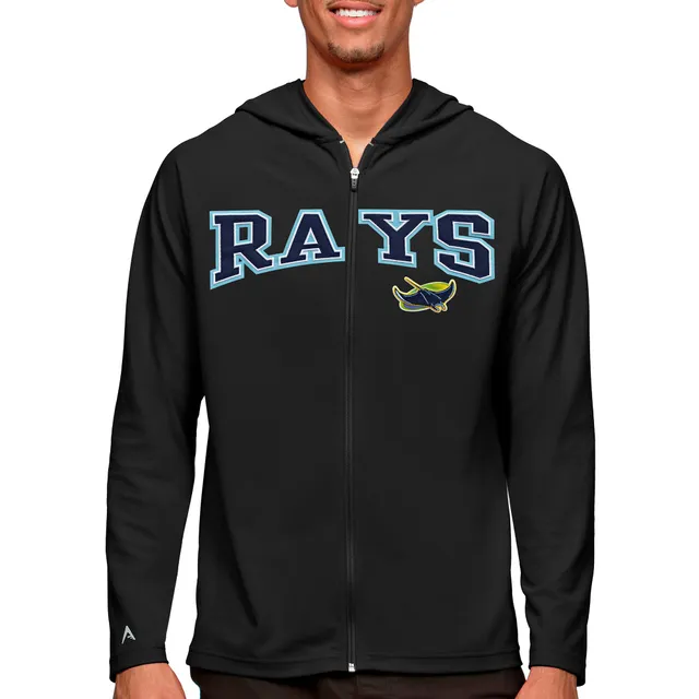 Lids Tampa Bay Rays Nike Women's Authentic Collection Pullover Hoodie -  Navy/Light Blue