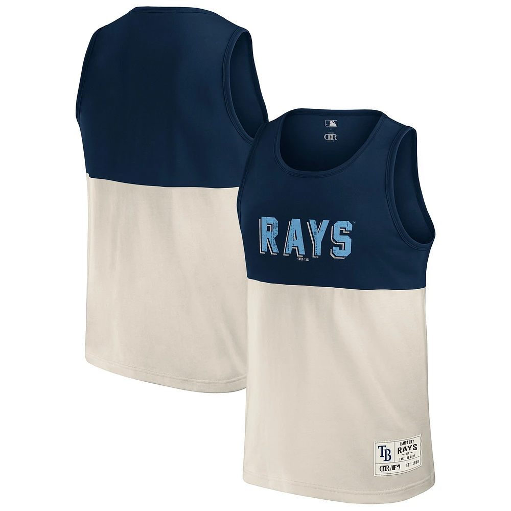 Men's Darius Rucker Collection by Fanatics Navy Tampa Bay Rays Colorblock Tank Top