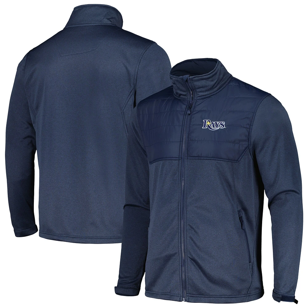 Veste entièrement zippée Dunbrooke Heather Navy Tampa Bay Rays Explorer pour hommes