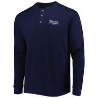 Men's Dunbrooke Tampa Bay Rays Navy Maverick Long Sleeve T-Shirt