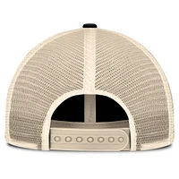 Men's Fanatics  Black/Natural Tampa Bay Rays Cooperstown Collection Eastbound Mesh Adjustable Hat