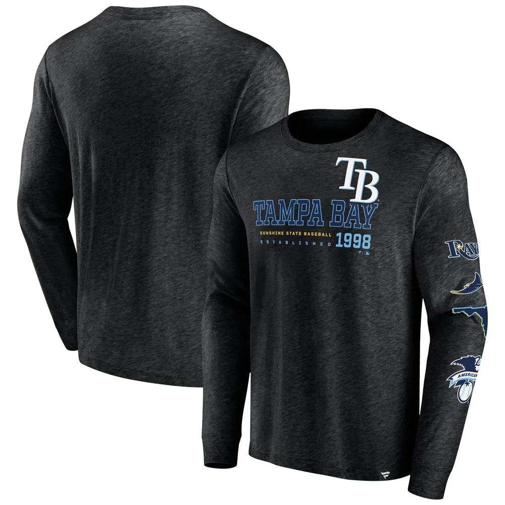 Fanatics Branded Men's Fanatics Branded Black Tampa Bay Rays High Whip  Pitcher Long Sleeve T-Shirt