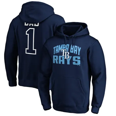 Tampa Bay Rays Fanatics Branded Father's Day #1 Dad Pullover Hoodie - Navy