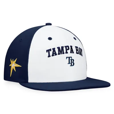 New Era Men's Navy, Light Blue Tampa Bay Rays Logo Zoom Trucker