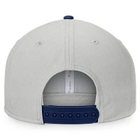 Men's Fanatics Gray/Navy Tampa Bay Rays Glory Days Two-Tone Snapback Hat