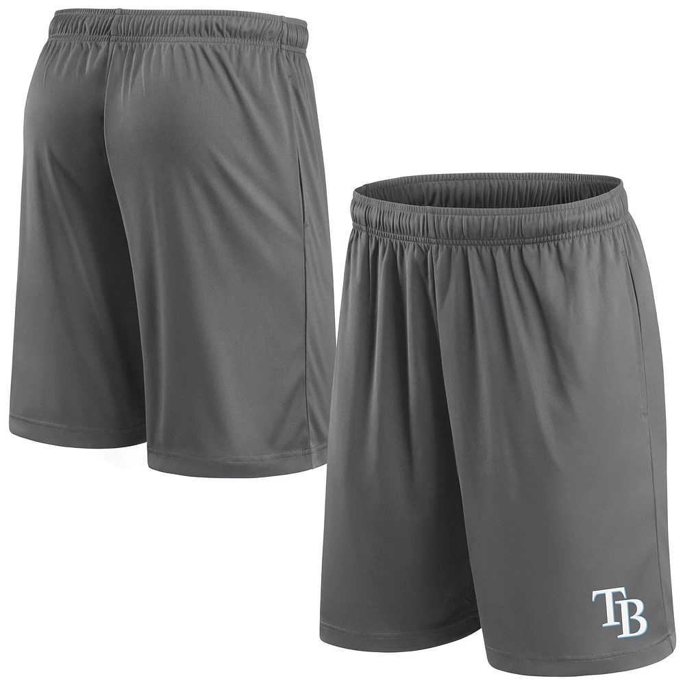 Men's Fanatics Gray Tampa Bay Rays Primary Logo Shorts