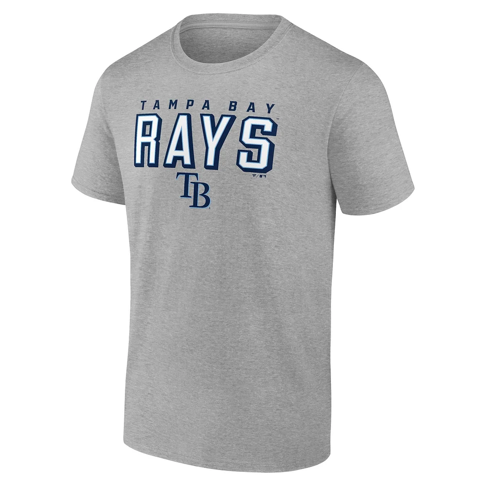 Men's Fanatics  Gray Tampa Bay Rays Team T-Shirt