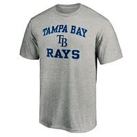 T-shirt Fanatics Heather Grey Heart & Soul pour homme des Rays de Tampa Bay