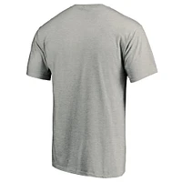 Men's Fanatics Heather Gray Tampa Bay Rays Official Logo T-Shirt