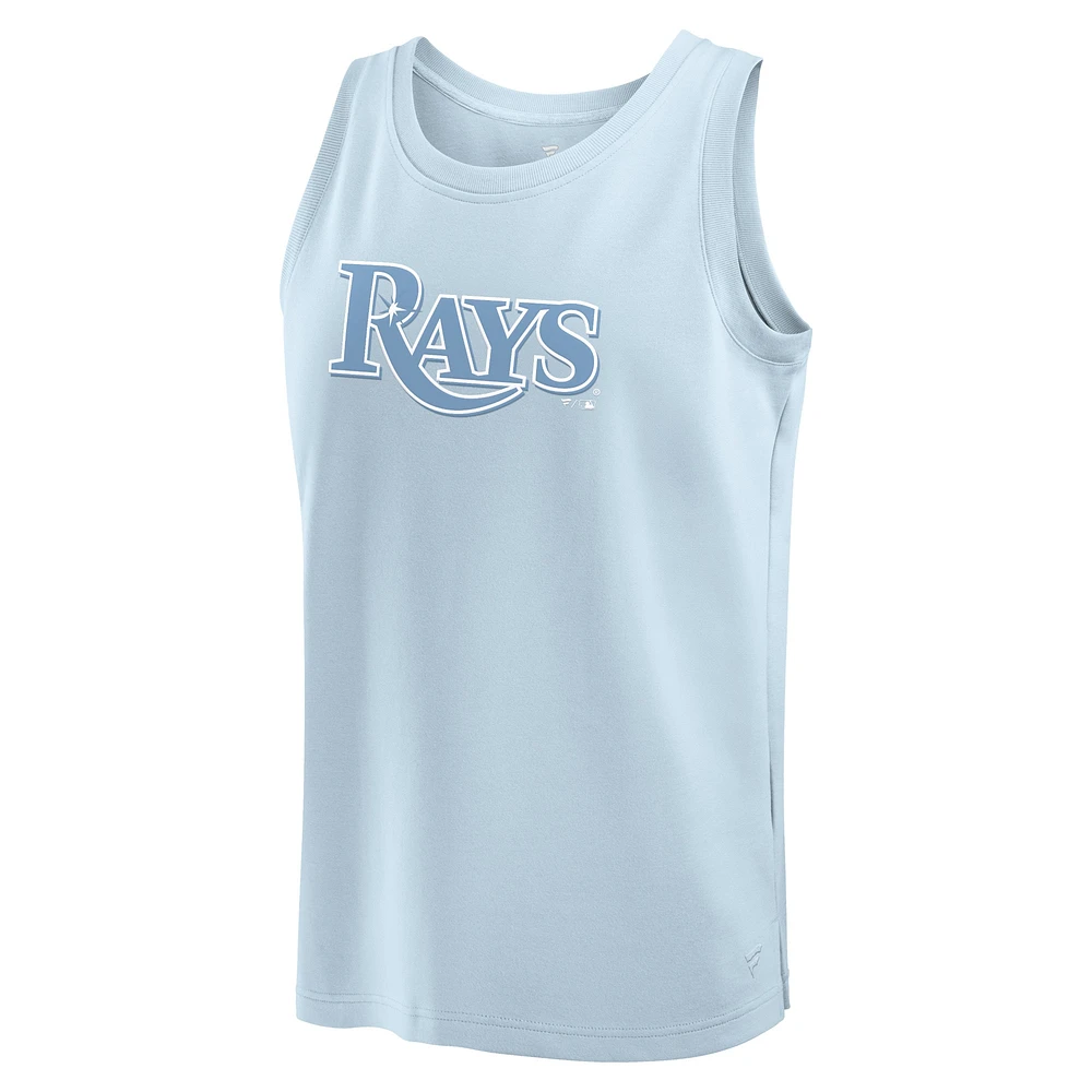 Débardeur Fanatics bleu clair Tampa Bay Rays Elements pour hommes