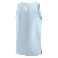 Débardeur Fanatics bleu clair Tampa Bay Rays Elements pour hommes