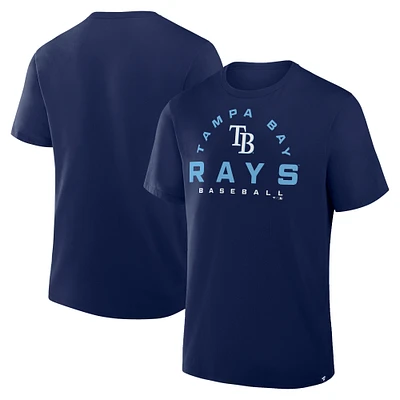 T-shirt Fanatics bleu marine Tampa Bay Rays Clubhouse Legacy Primary Play pour homme