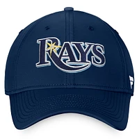 Casquette Flex Core des Rays de Tampa Bay Fanatics pour hommes, bleu marine