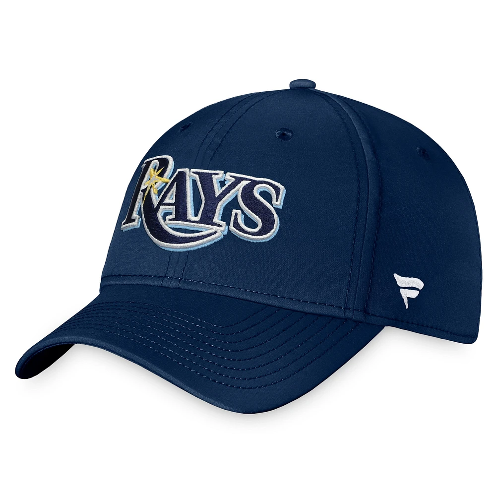 Casquette Flex Core des Rays de Tampa Bay Fanatics pour hommes, bleu marine