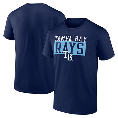 T-shirt dur à battre des Rays de Tampa Bay Fanatics pour hommes bleu marine