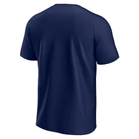 Men's Fanatics  Navy Tampa Bay Rays Raglan T-Shirt