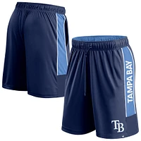 Short de défenseur Win The Match des Rays Tampa Bay Fanatics pour hommes, bleu marine