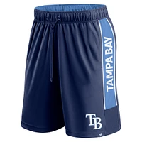 Short de défenseur Win The Match des Rays Tampa Bay Fanatics pour hommes, bleu marine