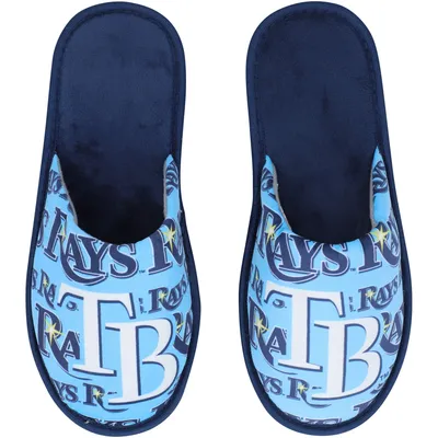 Tampa Bay Rays FOCO Scuff Logo Slide Slippers