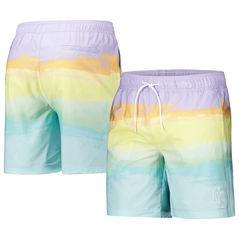 Short de bain G-III Sports by Carl Banks Tampa Bay Rays Perfect Game Volley pour hommes