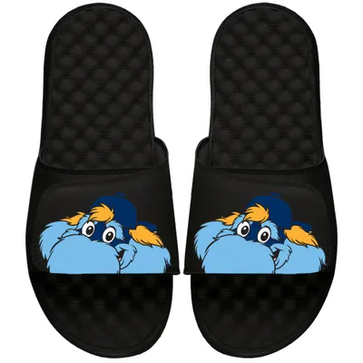 Tampa Bay Rays ISlide Mascot Slide Sandals - Black